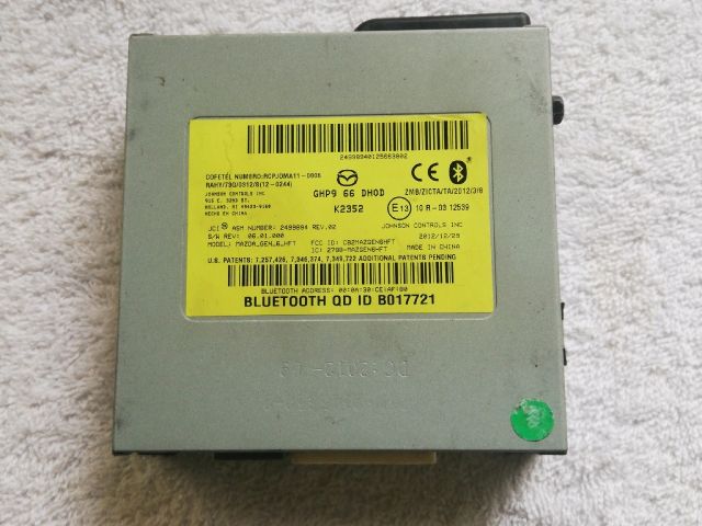 MAZDA 6 Bluetooth Elektronika